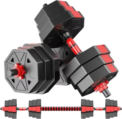 Adjustable Weights Dumbbells Set, 20/30/40lbs